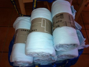 IKEA IRMA Fleece Blankets for Parrots