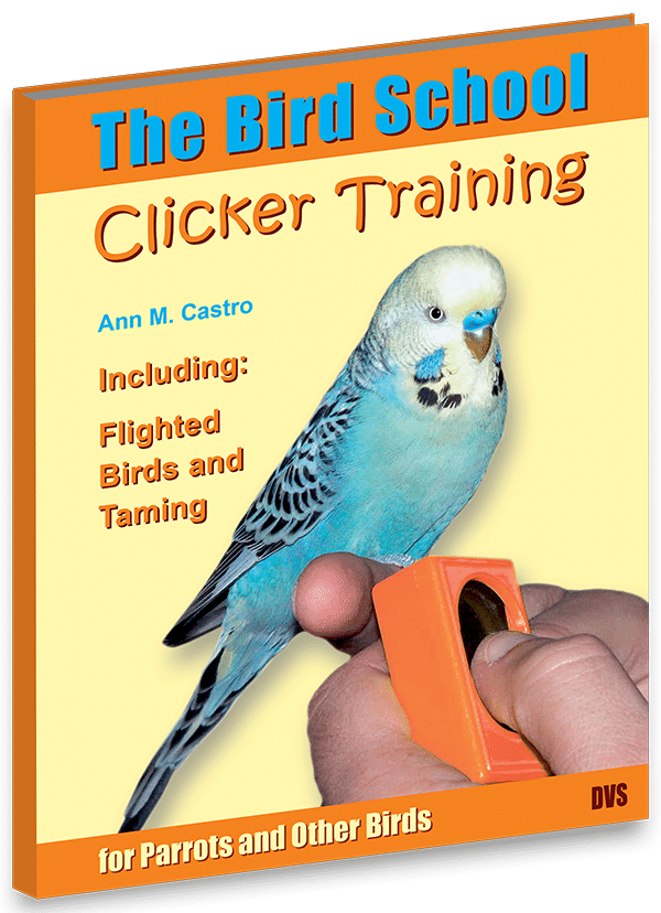 Clicker training for parrots and other birds - cover